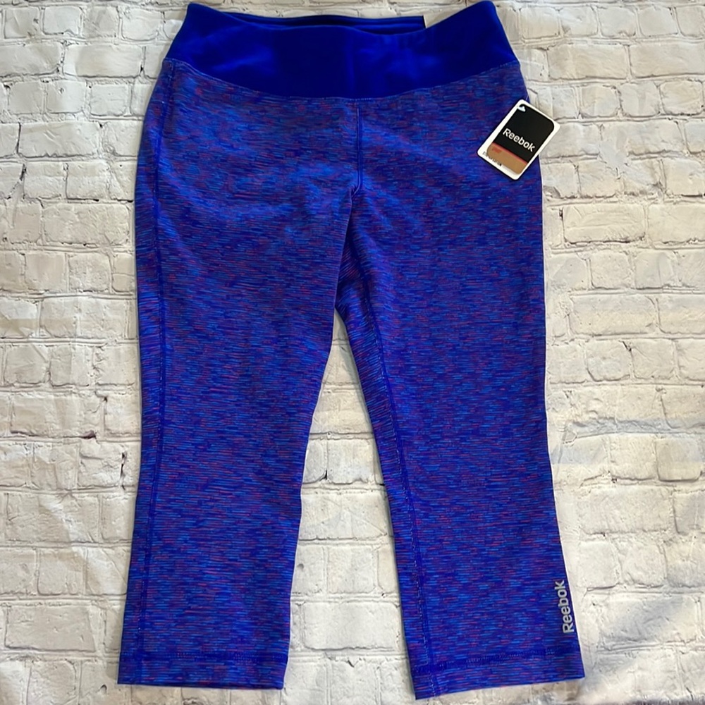 Reebok stretch cotton workout Capri legging